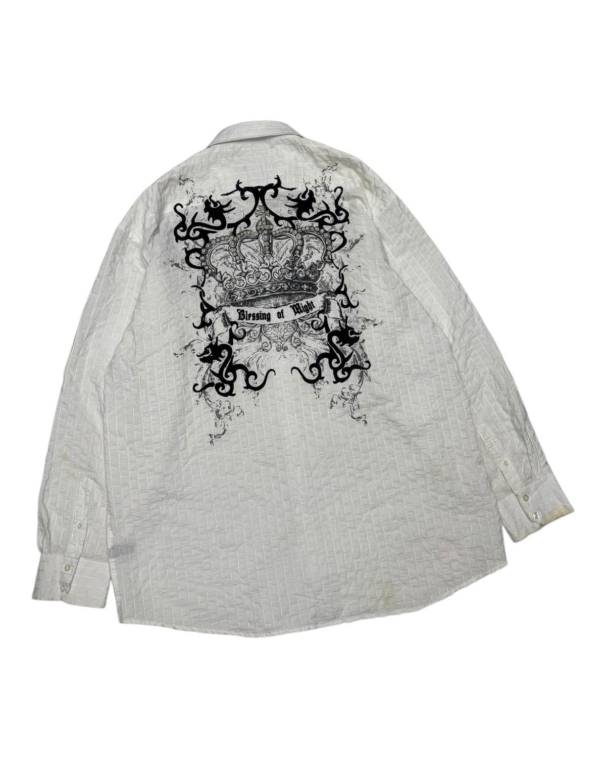Hysteric Glamour 🔥PREMIUM CULTURE TRIBAL CROWN OVERSIZED BUTTON SHIRT Size US XXL / EU 58 / 5 - 8 Thumbnail