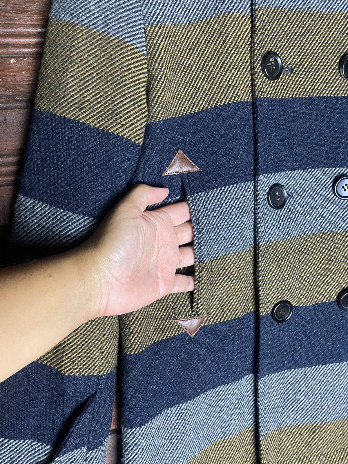 Japanese Brand Inpatchthys kerri Stripe Like Kapital Jacket Size US M / EU 48-50 / 2 - 7 Thumbnail