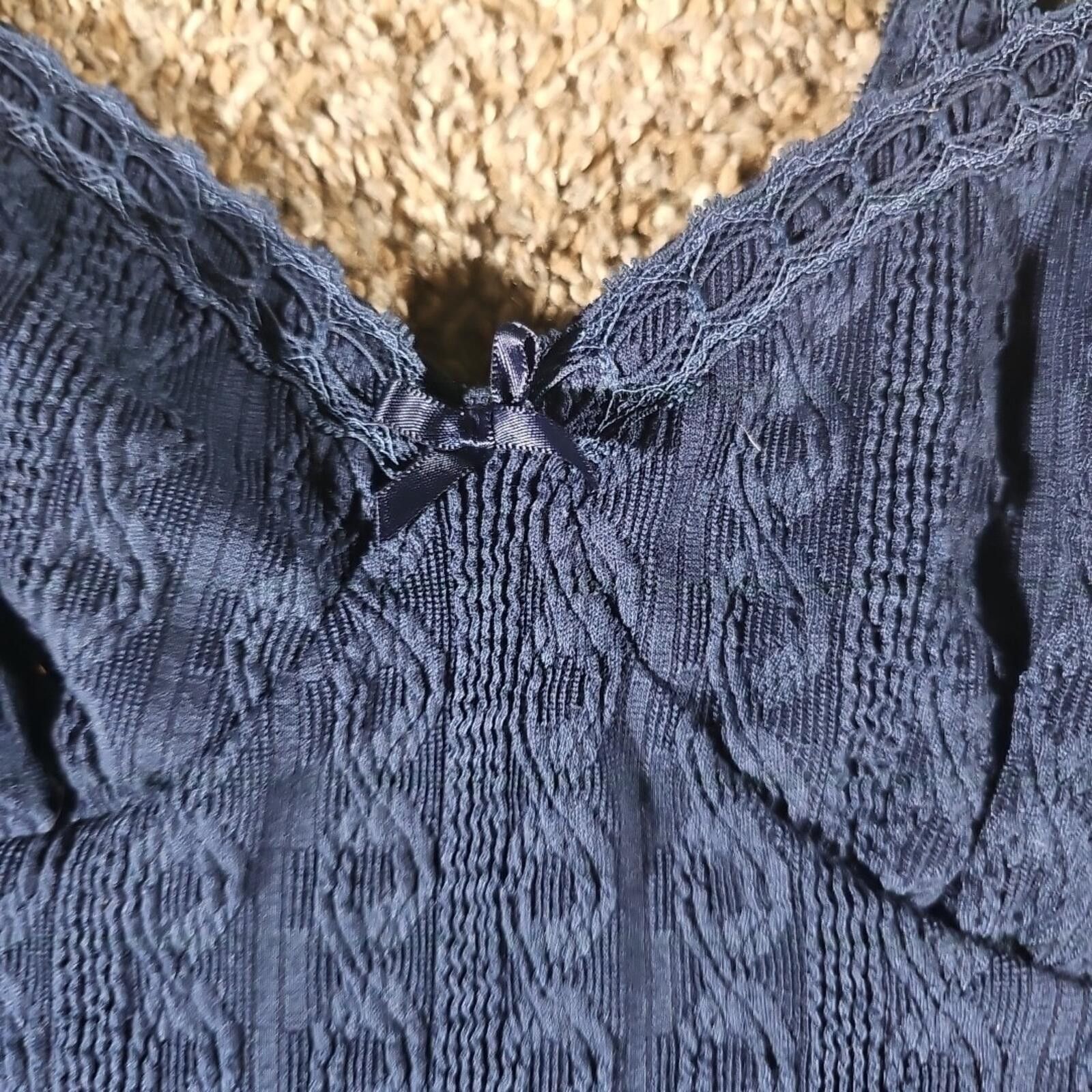 Other No Boundaries Blue Lace Trim Dress M8-10 NWT Size M / US 6-8 / IT 42-44 - 3 Thumbnail
