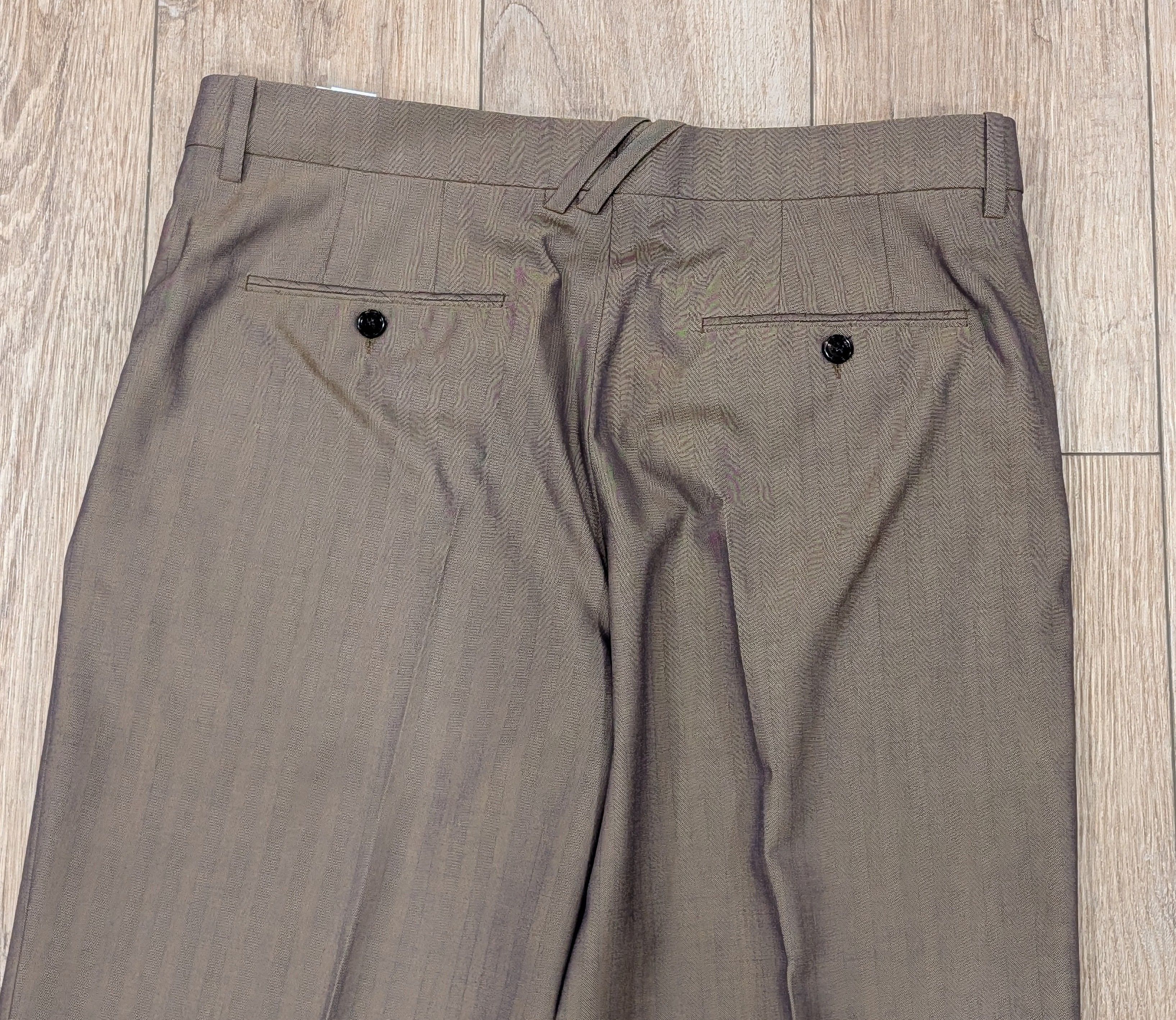 Burberry Burberry Wool Tailored Trousers Pants Tawny Brown 50 US 34 Size US 34 / EU 50 - 4 Thumbnail