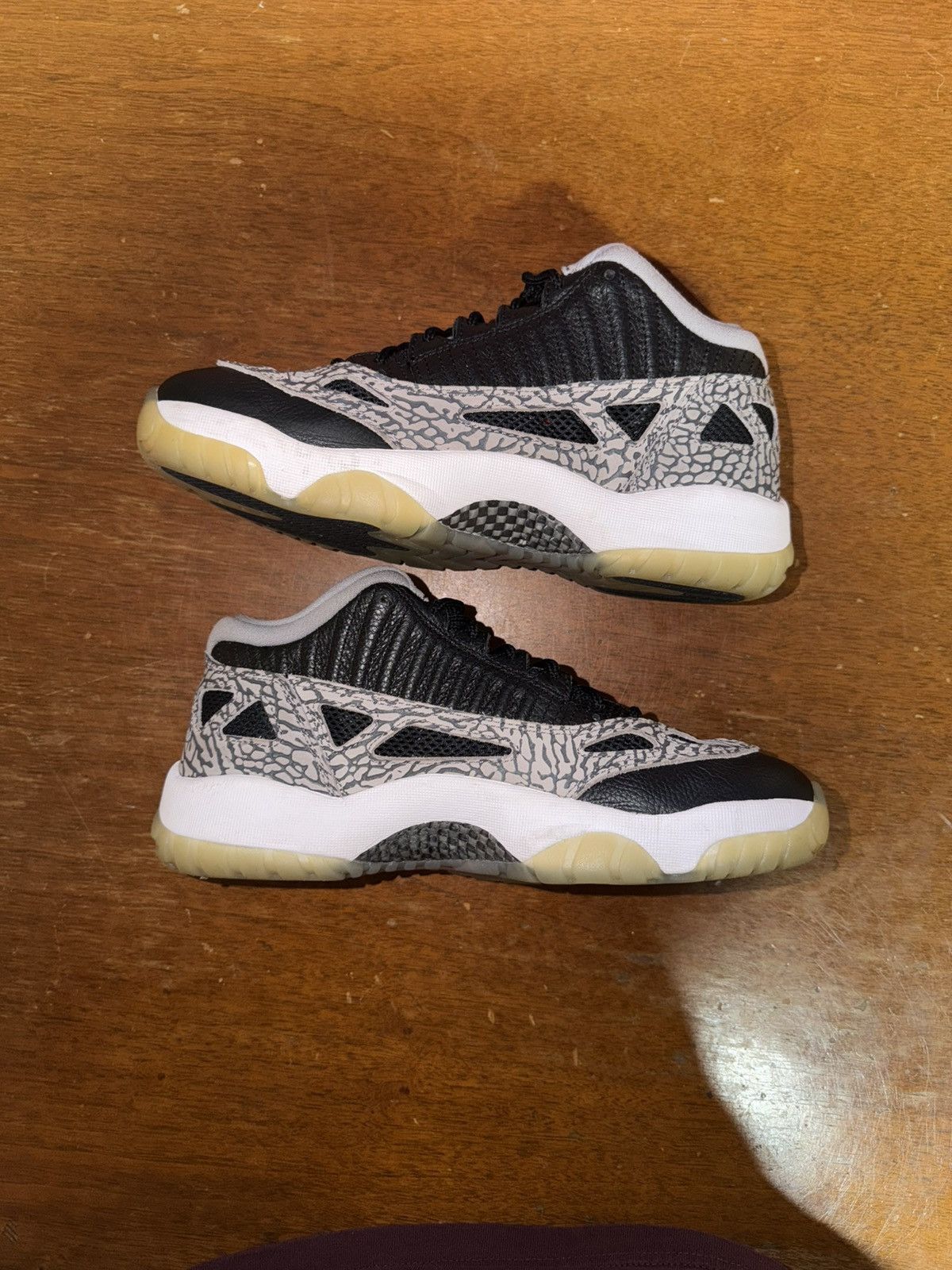 Nike Air Jordan 11 Retro Low IE Black Cement size 8.5 Size US 8.5 / EU 41-42 - 2 Thumbnail