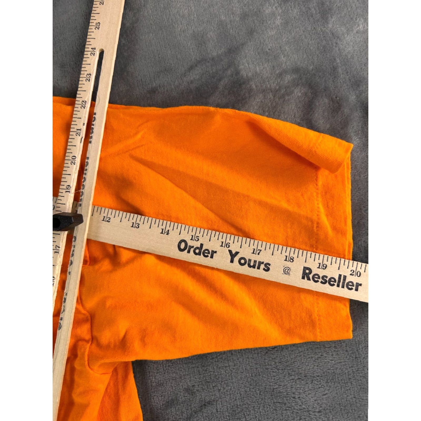 Fruit Of The Loom VINTAGE Fruit of the Loom T-Shirt Women’s XL Orange 90s Floral Casualwear Cotton Knit Short Sleeve Crew Neck Size XL / US 12-14 / IT 48-50 - 5 Thumbnail