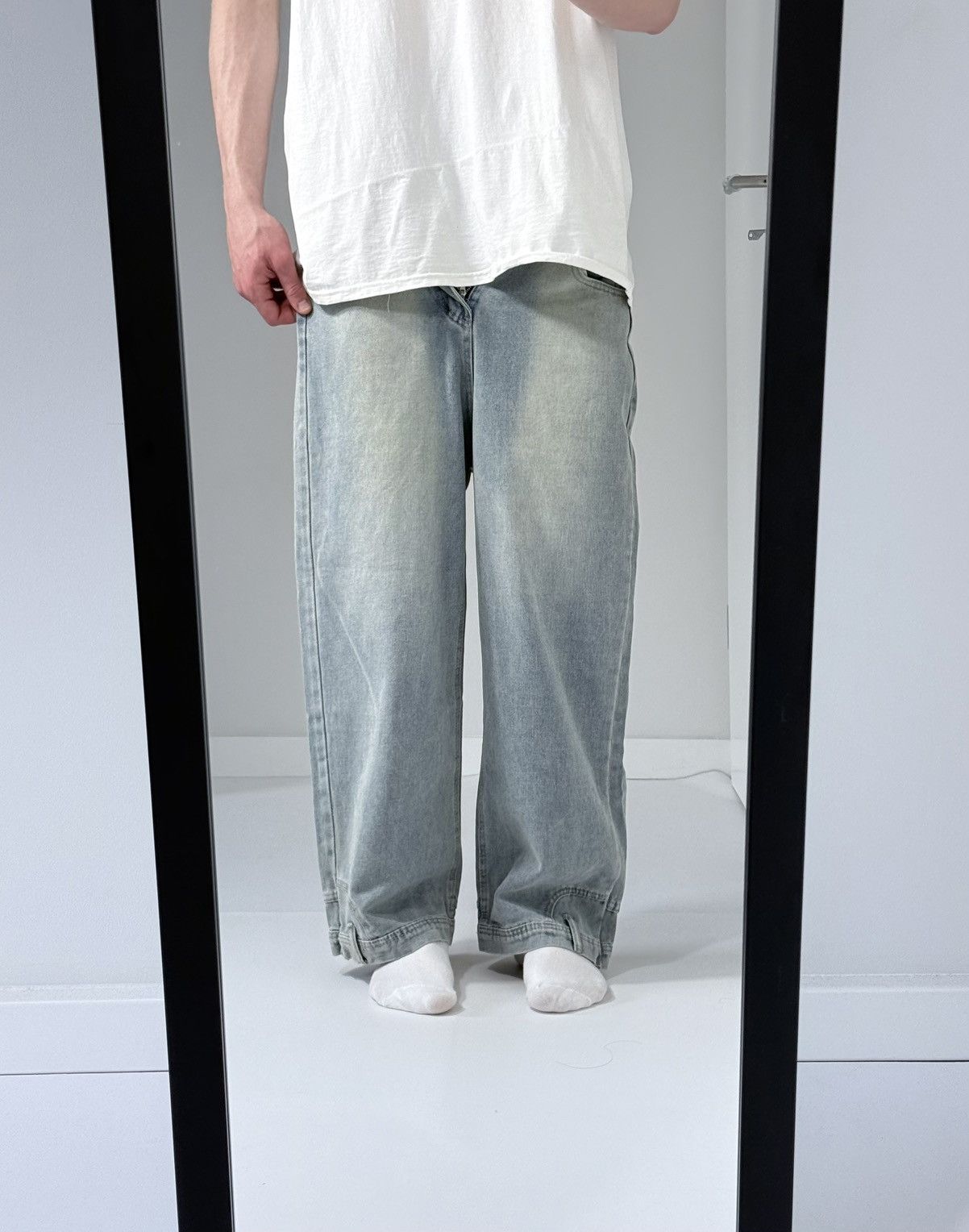 Other Vintage avantgarde Y2K streetwear opium wide jeans Size US 30 / EU 46 - 6 Thumbnail