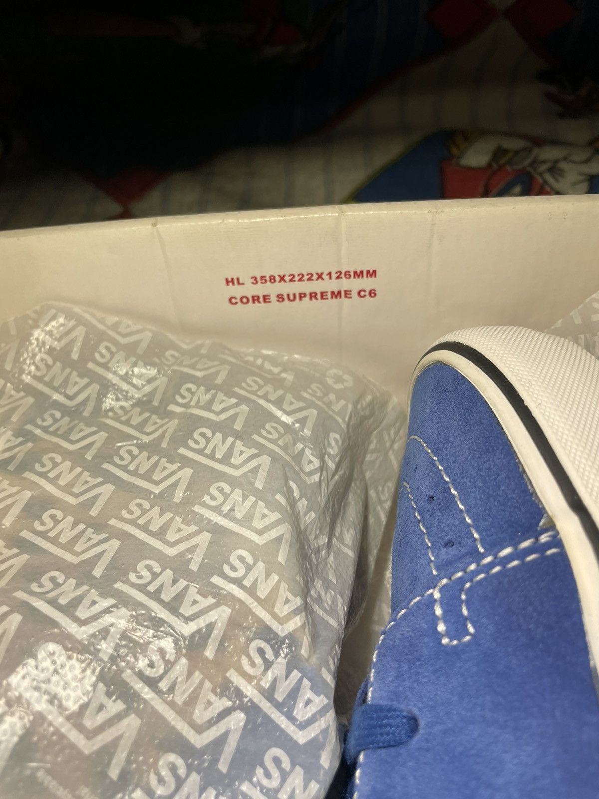 Supreme × Vans Supreme Vans Cheetah Velvet Royal Blue Sz 11.5 Size US 11.5 / EU 44-45 - 10 Thumbnail