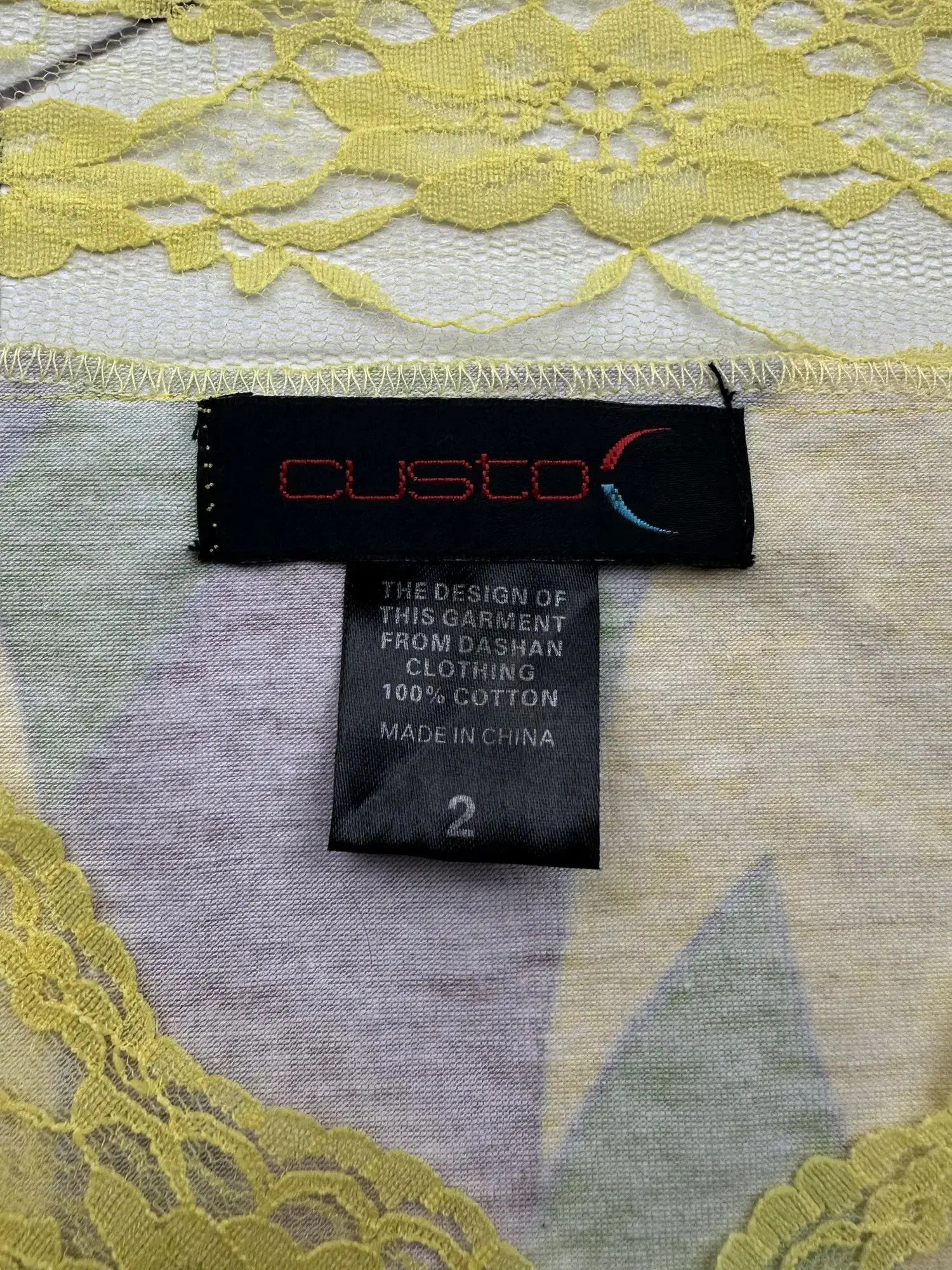 Custo Barcelona Custo Barcelona Vintage T-Shirt (B396) Size XS / US 0-2 / IT 36-38 - 3 Thumbnail