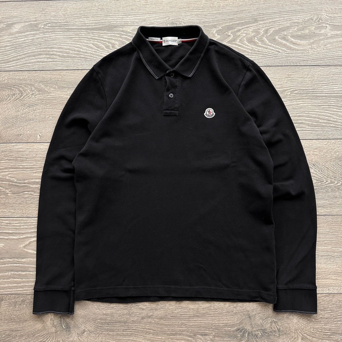 Moncler Maglia Polo Manica Lunga Polo Shirt Long Sleeve L