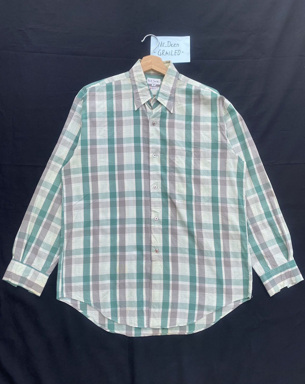 Paul Smith Rare Vintage Paul Smith Checkered Buttons Up Shirt Size US M / EU 48-50 / 2 - 5 Thumbnail
