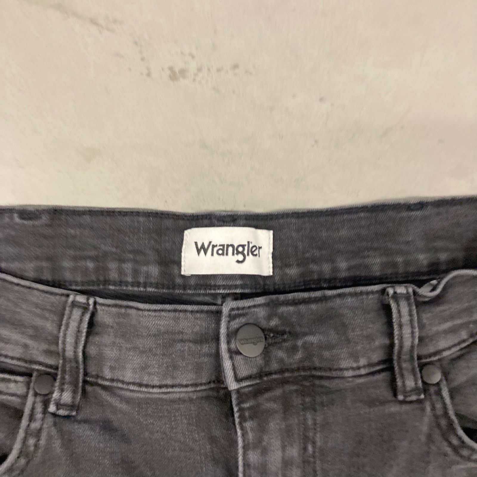 Vintage × Wrangler Y2K faded wrangler black Jeans 34x34 Size US 34 / EU 50 - 5 Thumbnail