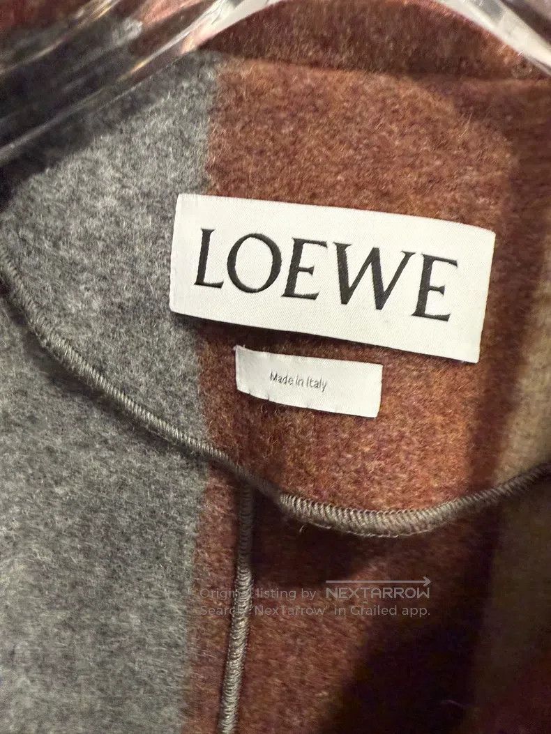 Loewe Loewe Striped wool coat Size XXS / US 00 / IT 34 - 4 Thumbnail