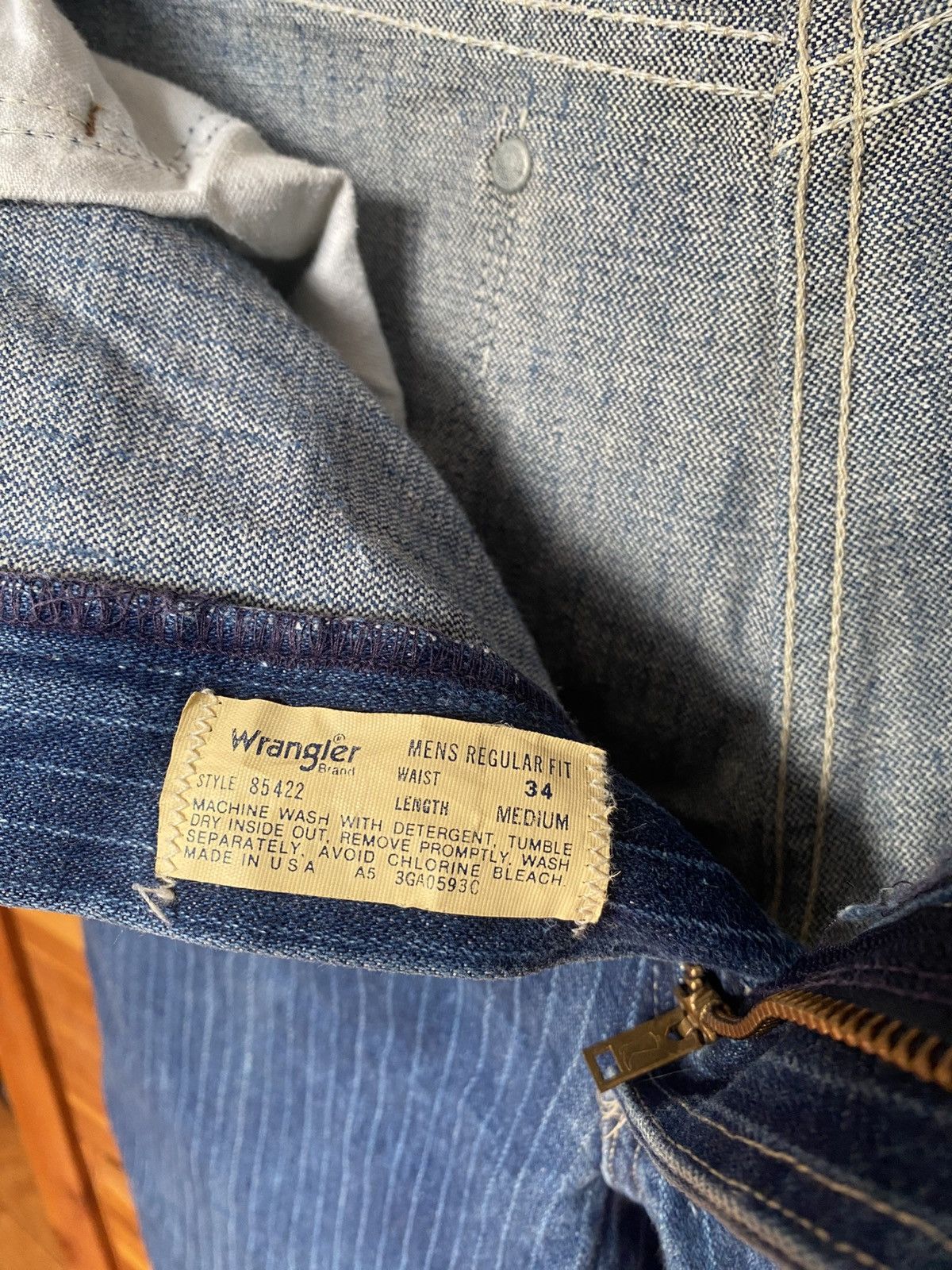 Wrangler Vintage Wrangler Jeans Circa 1980 Size US 32 / EU 48 - 5 Thumbnail