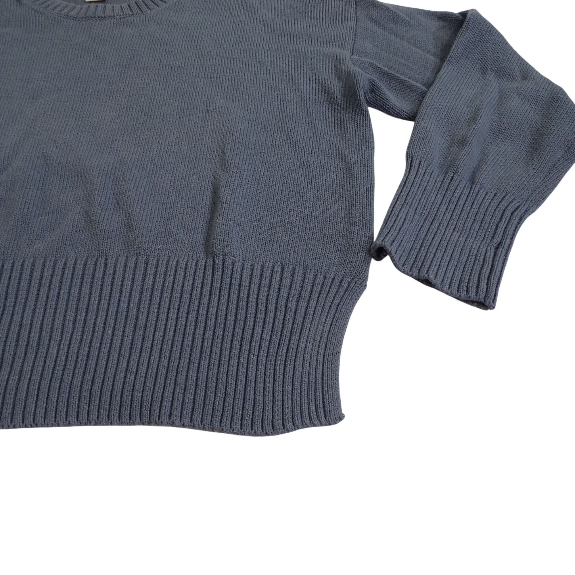 Jessica Simpson Jessica Simpson Women Blue Ribbed Crewneck Sweater Size M Size M / US 6-8 / IT 42-44 - 3 Thumbnail