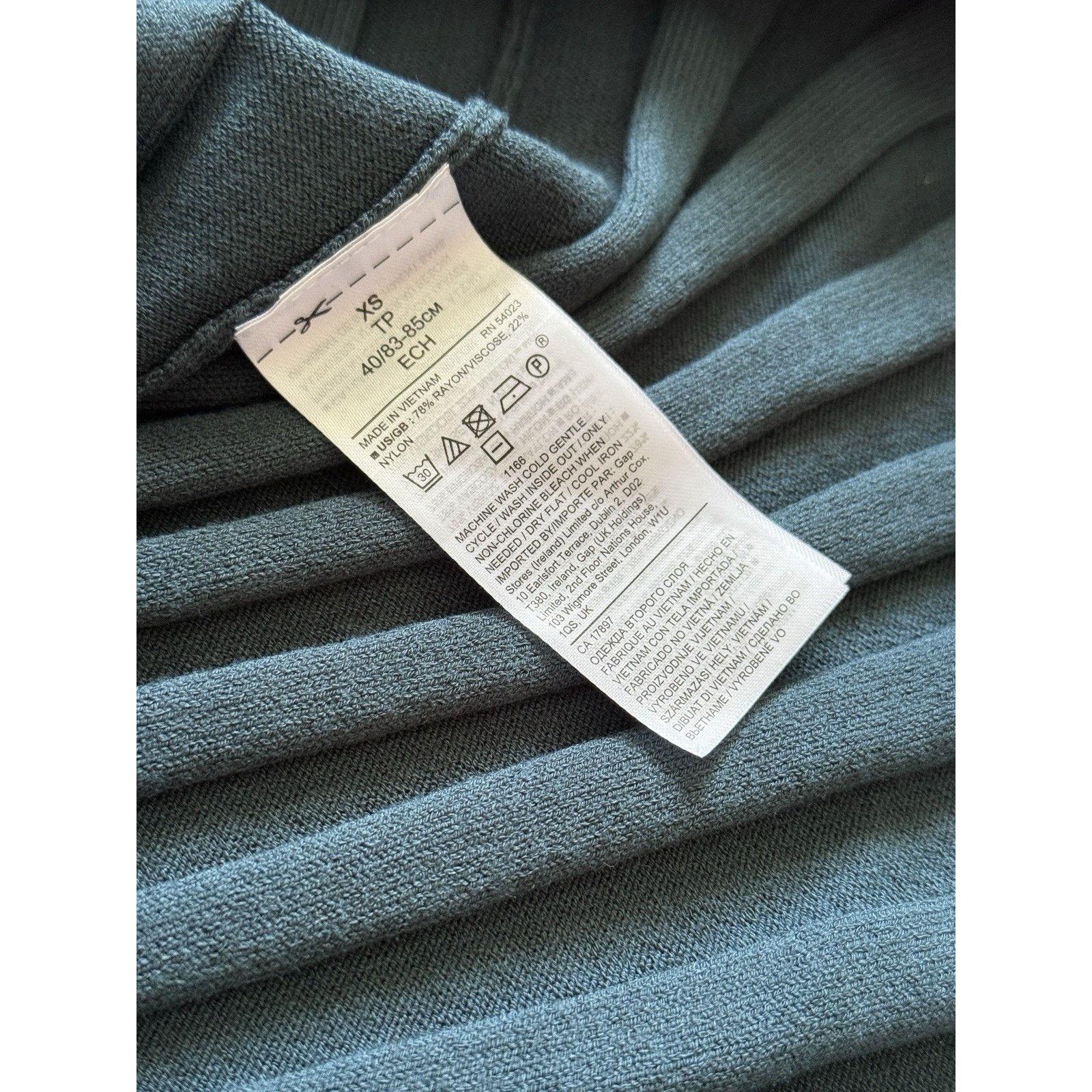 Banana Republic Banana Republic Pleated Knit Sweater Dress Dark Blue Midi XS Size XS / US 0-2 / IT 36-38 - 4 Thumbnail