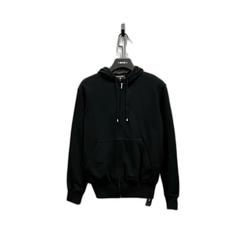 Chanel CHANEL Sequin Embroidered Zipper Hoodie Sweatshirt Size US XS / EU 42 / 0 - 1 Thumbnail