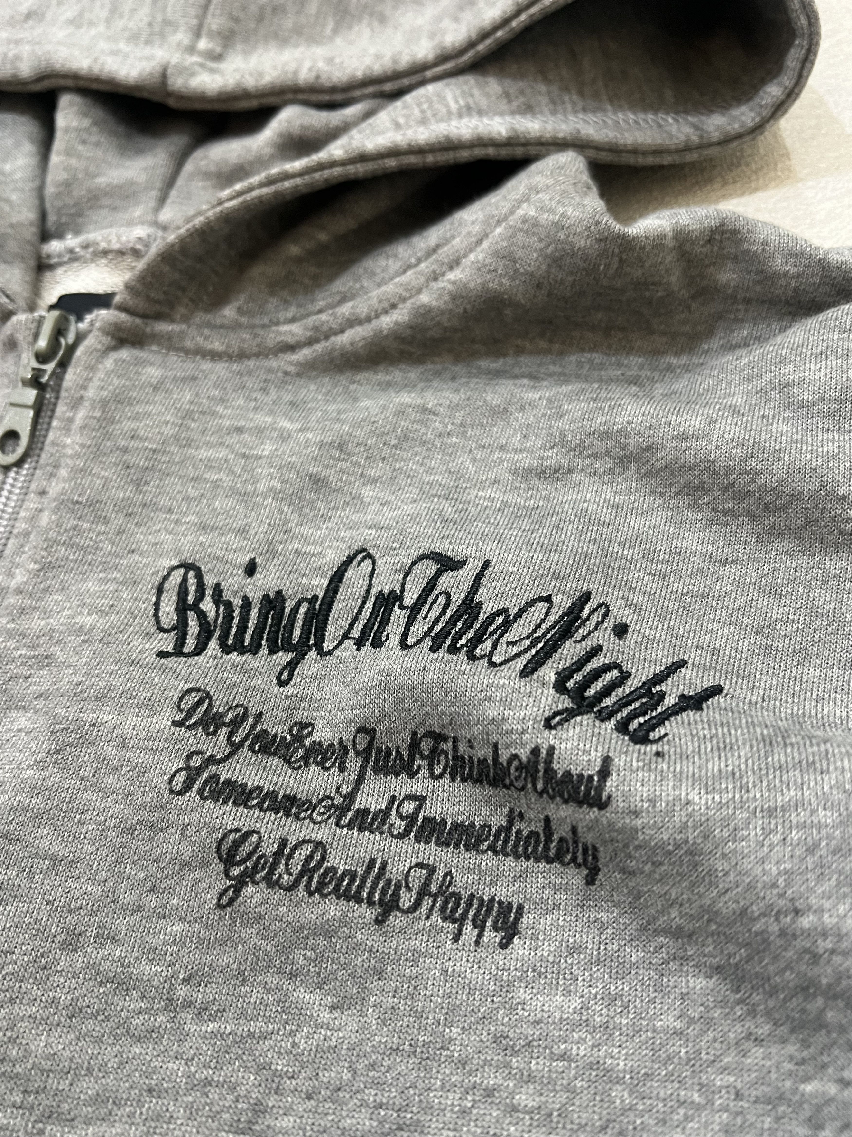 In The Attic 2000s Attic Japanese Poem Skull Zip Hoddie y2k Lgb Ifsix Size US S / EU 44-46 / 1 - 4 Thumbnail