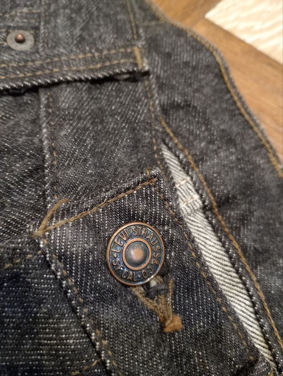 Levi's LEVI'S VINTAGE 501 BLACK DENIM PANTS Size US 30 / EU 46 - 5 Thumbnail
