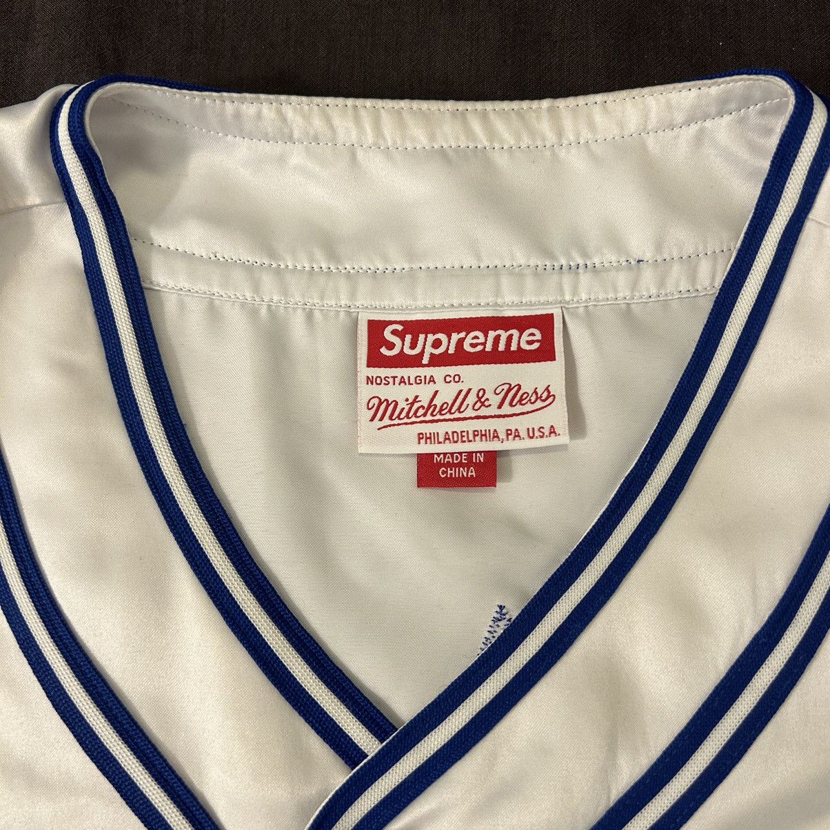 Supreme Supreme Satin Baseball Jersey 2XL Size US XXL / EU 58 / 5 - 3 Thumbnail