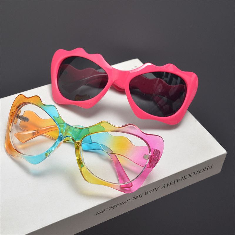 VIBE Hip-hop Street ins style custom avant-garde sunglasses Size ONE SIZE - 2 Thumbnail