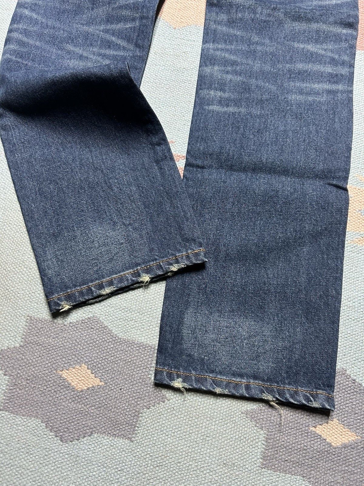 Vintage Vtg Levi’s offender jeans low rise straight leg dark 31x34 Size US 31 - 2 Thumbnail