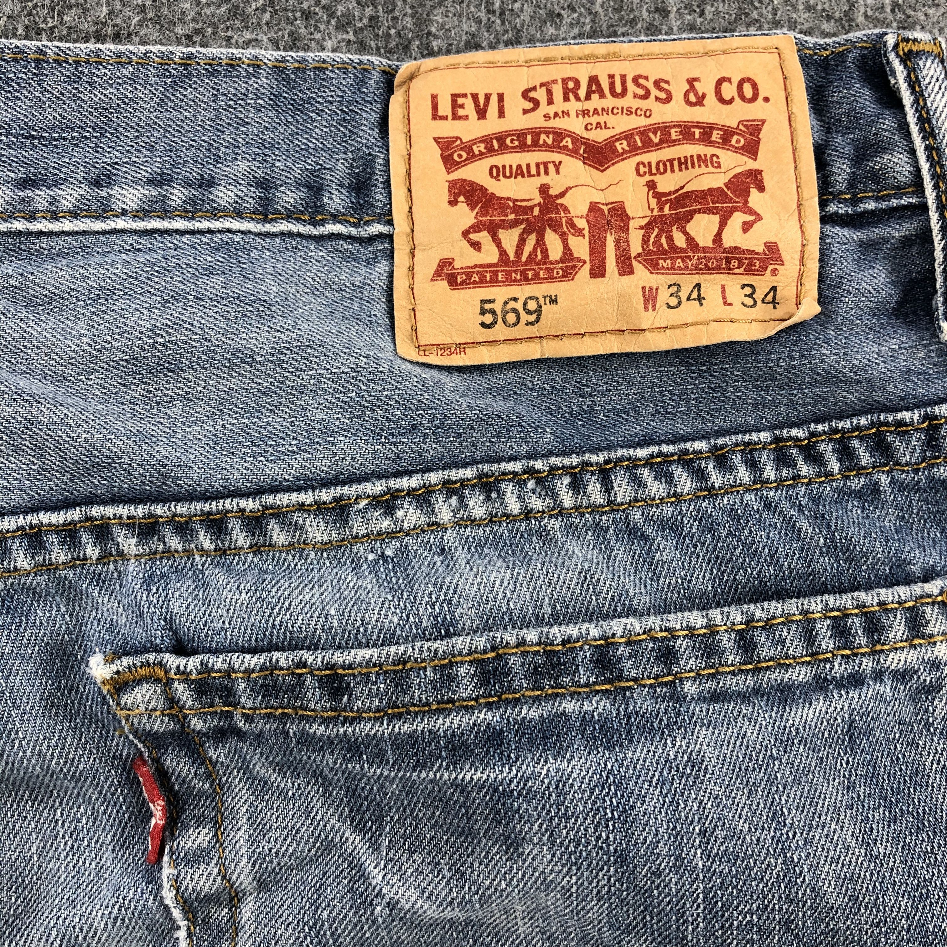 Levi's × Vintage Vintage Blue Wash Levis 569 Jeans-JM1843 Size US 36 / EU 52 - 5 Thumbnail