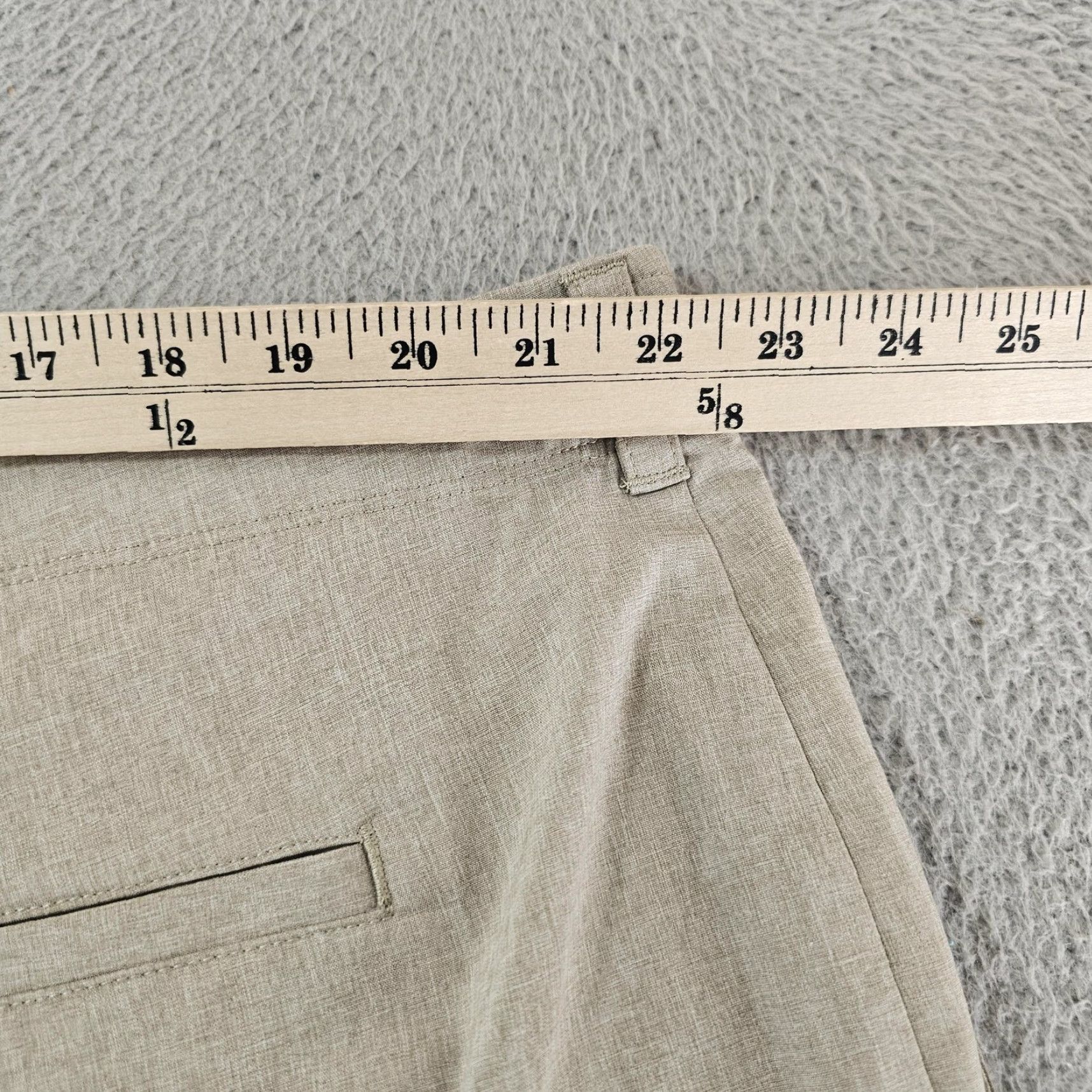 Hogan Ben Hogan Shorts Mens 46 Khaki Heather Performance Golf Classic Flat Front New Size US 30 / EU 46 - 6 Thumbnail
