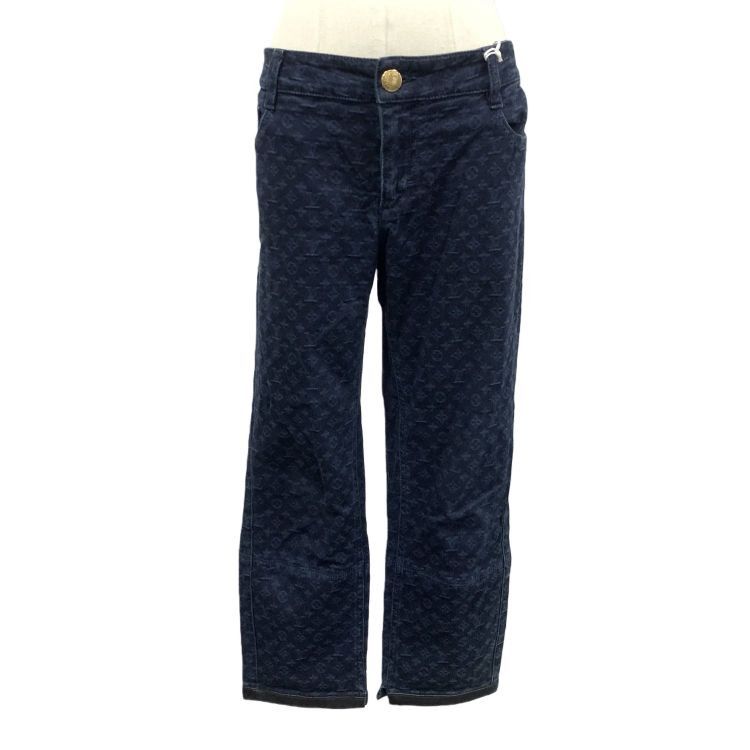 Louis Vuitton Louis Vuitton Monogram Denim Jeans Size 40 Size 27" / US 4 / IT 40 - 1 Thumbnail