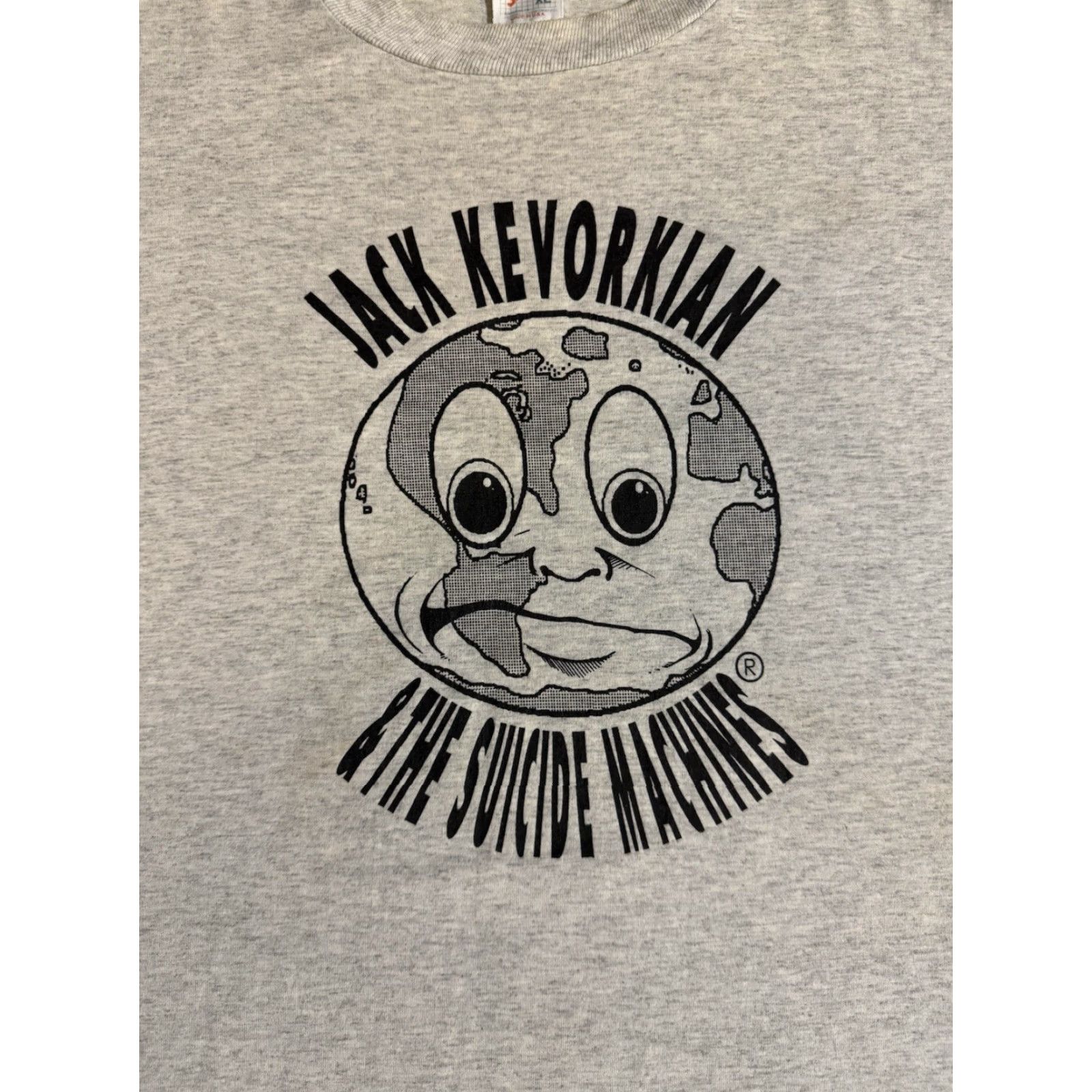 Jerzees VINTAGE Jack Kevorkian & The Suicide Machines T Shirt XL Detroit Punk Ska Grunge Rock Music Band 1990s Men T-Shirt Size US XL / EU 56 / 4 - 2 Thumbnail