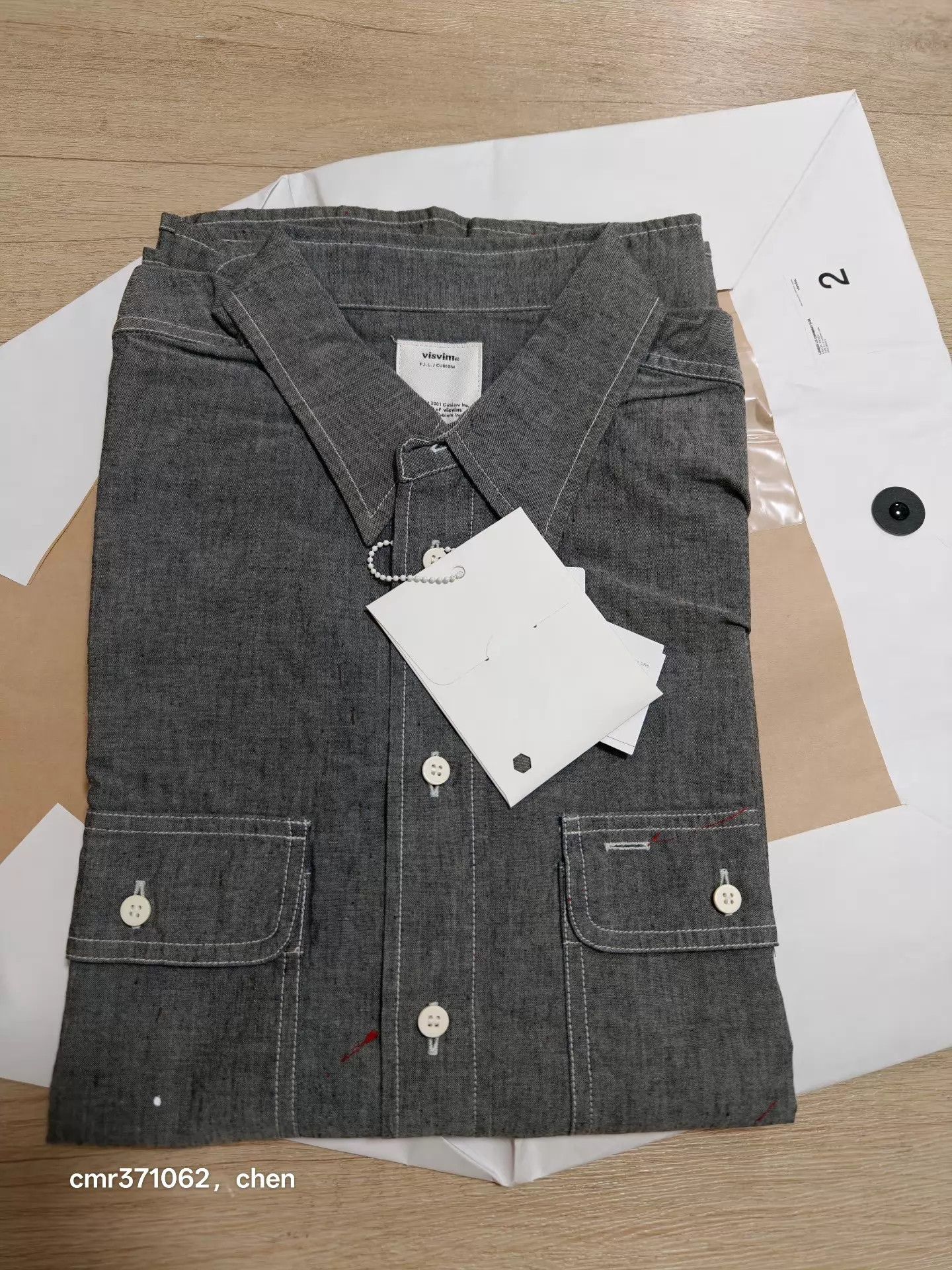Visvim visvim 20AW L/S Chambray Lumber Shirt Indigo 2 CS Size US M / EU 48-50 / 2 - 9 Thumbnail