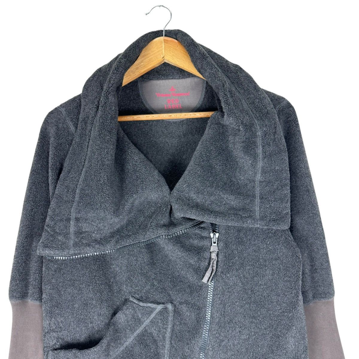 Vivienne Westwood 🌟VIVIENNE WESTWOOD RED LABEL ASYMMETRIC FLEECE JACKET Size M / US 6-8 / IT 42-44 - 3 Thumbnail