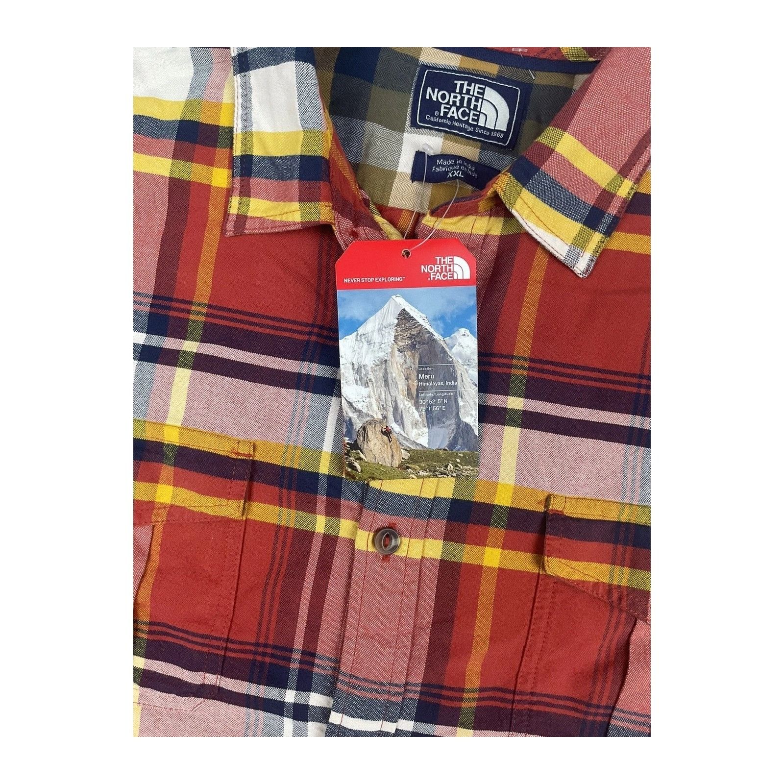 The North Face The North Face NWT Mens Plaid Button Up Shirt NWT Hiking Out Size US XXL / EU 58 / 5 - 2 Thumbnail