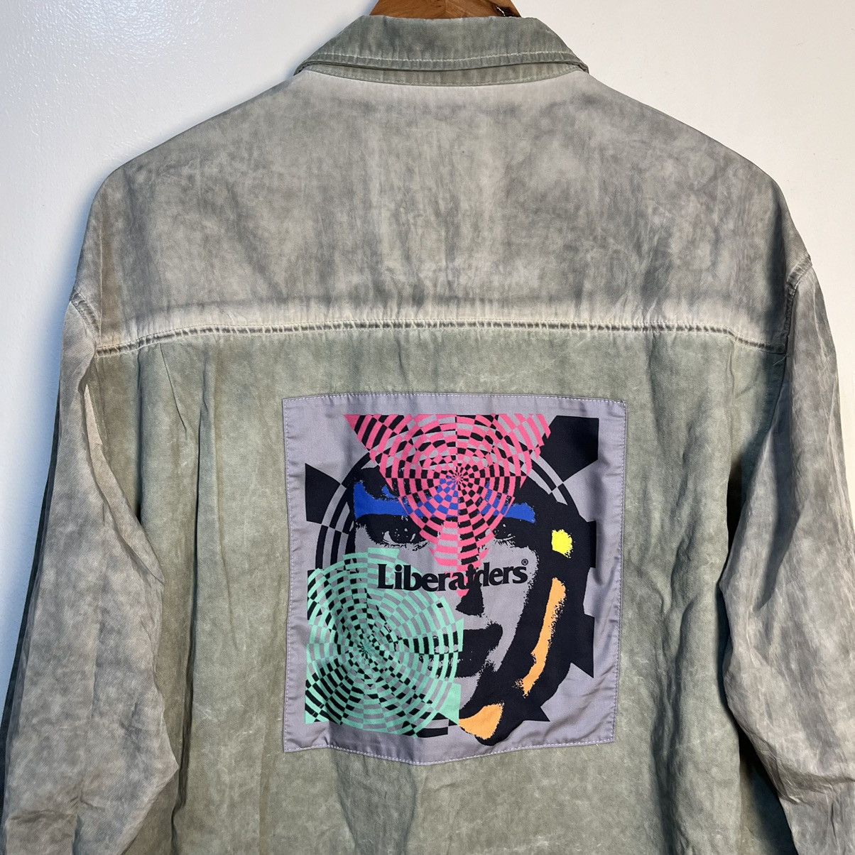 Liberaiders LIBERAIDERS SS20 PSYCHEDELIC BDU OLIVE JACKET Size US L / EU 52-54 / 3 - 17 Thumbnail