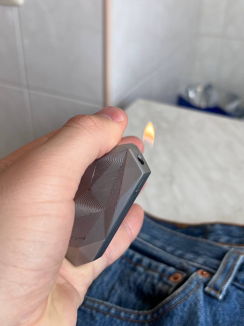 Marlboro Y2K ELEGANCE MARLBORO GEOMETRIC METAL PUNK ROCK LIGHTER Size ONE SIZE - 6 Thumbnail