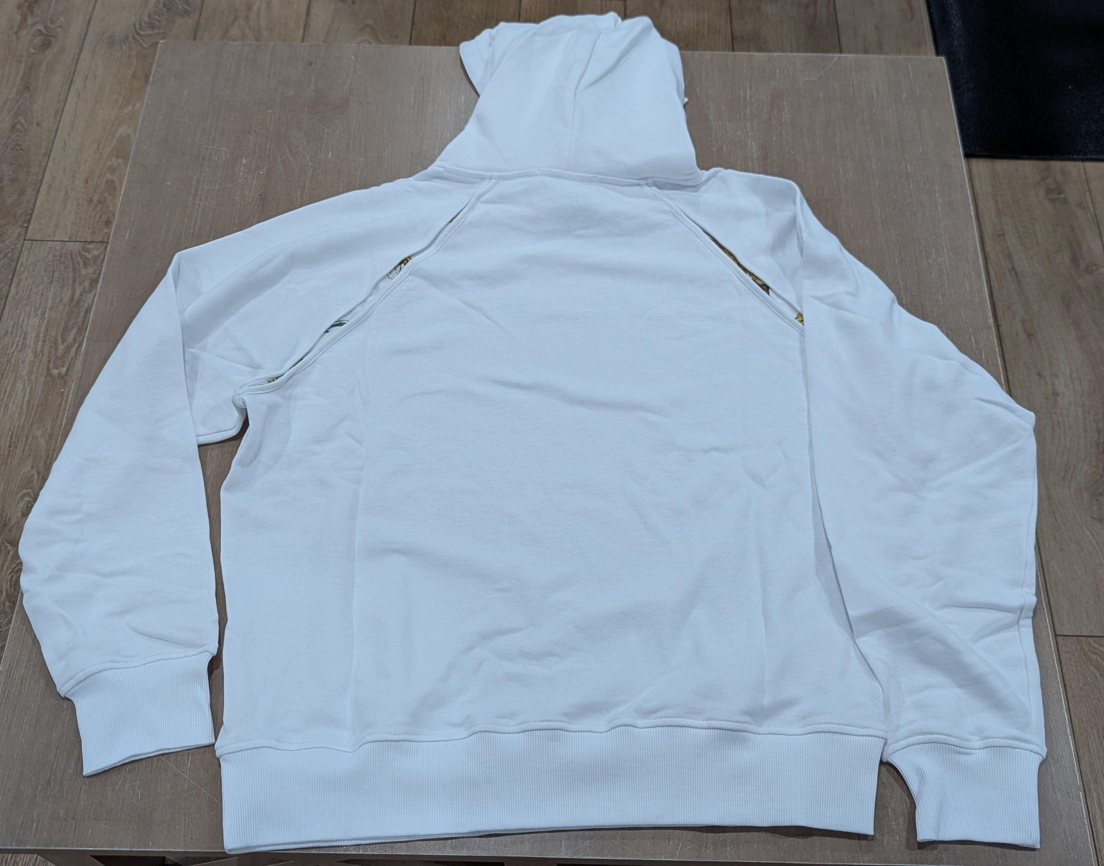 Versace Jeans Couture Versace Jeans Couture Logo Pullover Fleece Hoodie White M Size US M / EU 48-50 / 2 - 4 Thumbnail