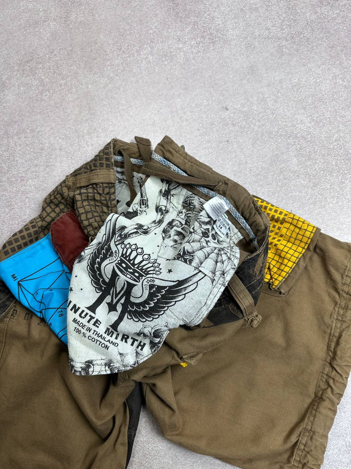 Japanese Brand Vintage Japanese Avantgarde Cargo Pants 34 L Size US 34 / EU 50 - 2 Thumbnail