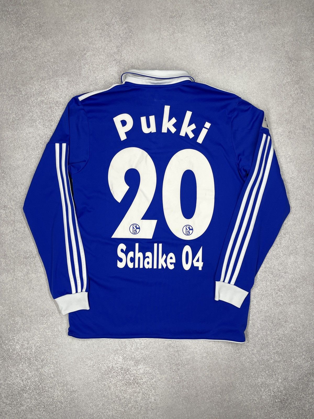 Adidas Adidas Schalke Pukki 20 Bundes Liga Polo Longsleeve Jersey Size US S / EU 44-46 / 1 - 10 Thumbnail