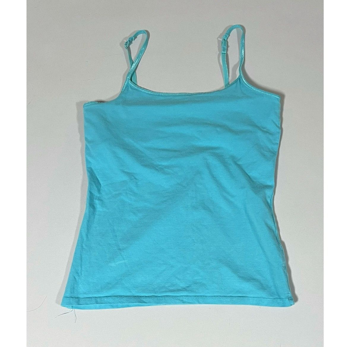 Sonoma SO Aquamarine Blue Shelf-Bra Cami Camisole Tank Top Size S 🦋 Size S / US 4 / IT 40 - 2 Thumbnail