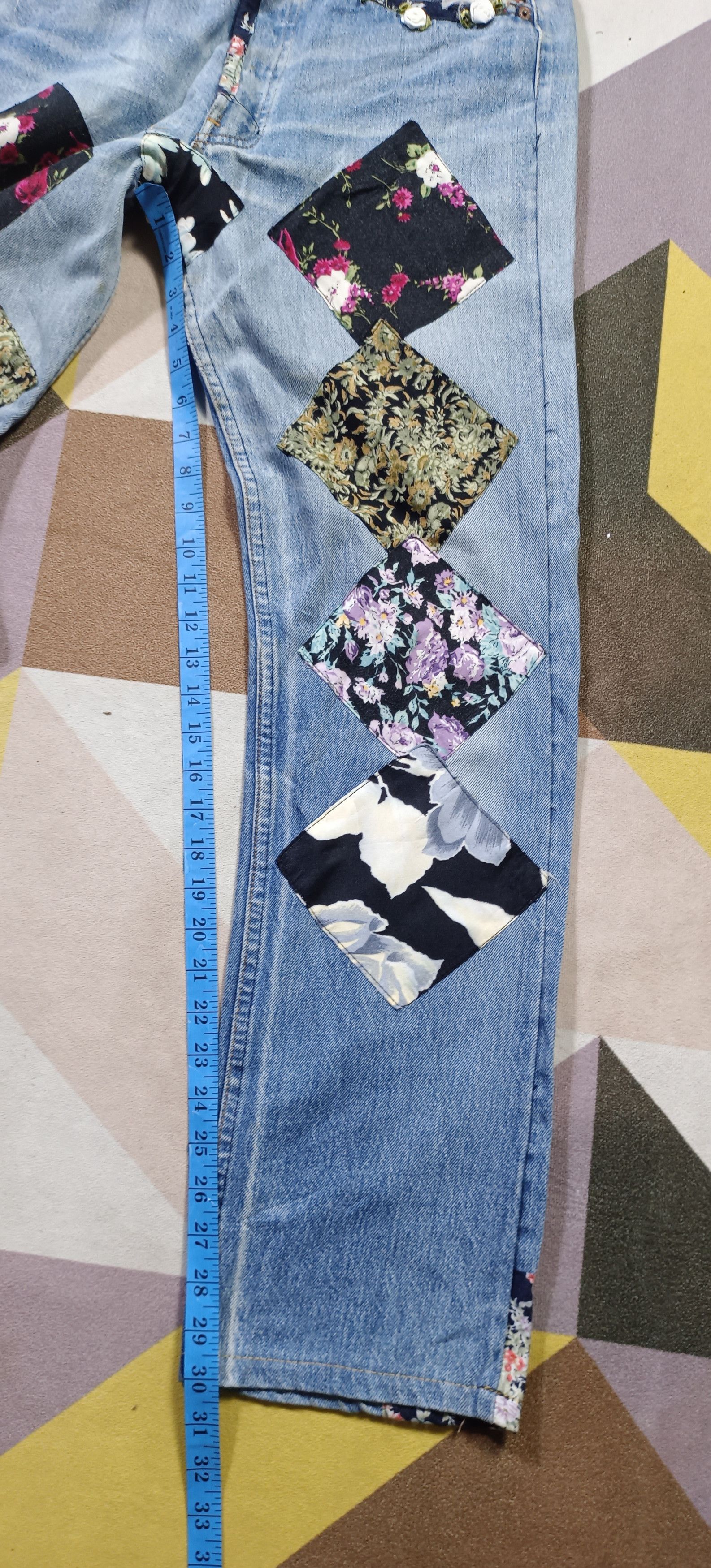 Levi's Levi's "Get Into Troubl 3" Patch Work Denim Size 30" / US 8 / IT 44 - 14 Thumbnail