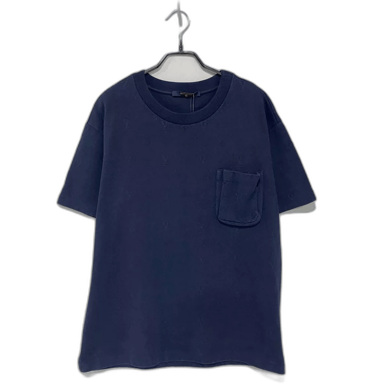 Louis Vuitton Louis Vuitton Blue Subtle Pattern All-over Print Short-slee Size M / US 6-8 / IT 42-44 - 1 Thumbnail