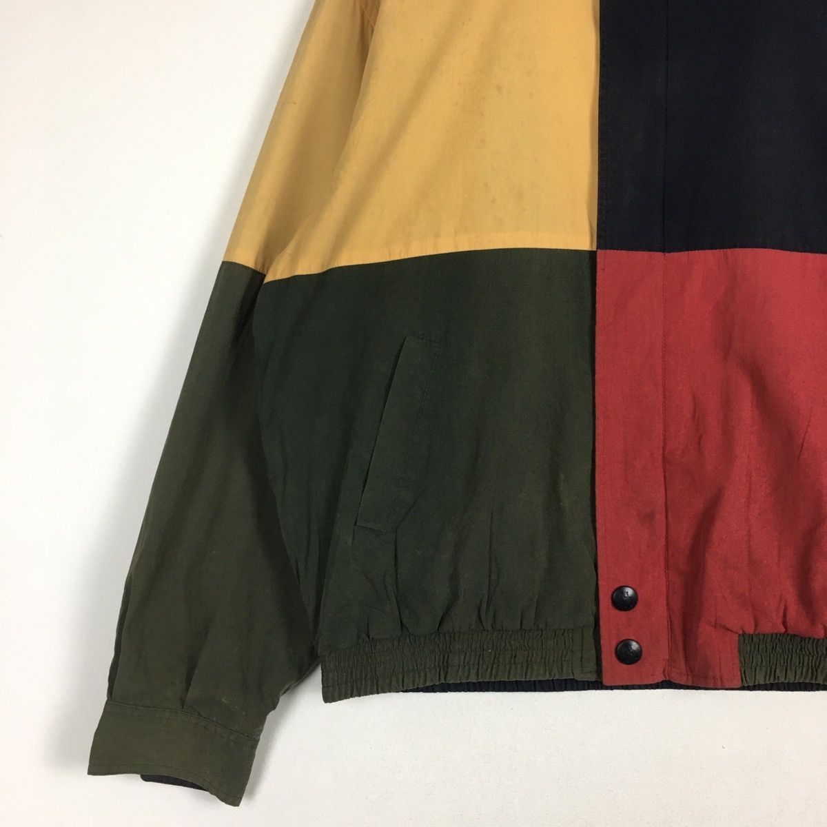 Vintage Vintage New River Colour Block Bomber Size US XL / EU 56 / 4 - 2 Thumbnail