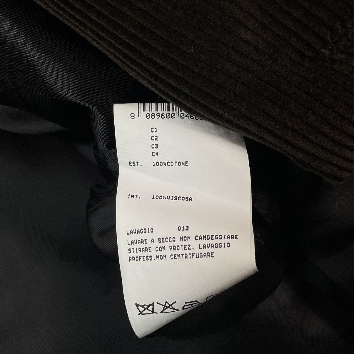Neil Barrett Neil Barrett Italy Single Breasted Corduroy Overcoat Jacket Size US XL / EU 56 / 4 - 21 Thumbnail
