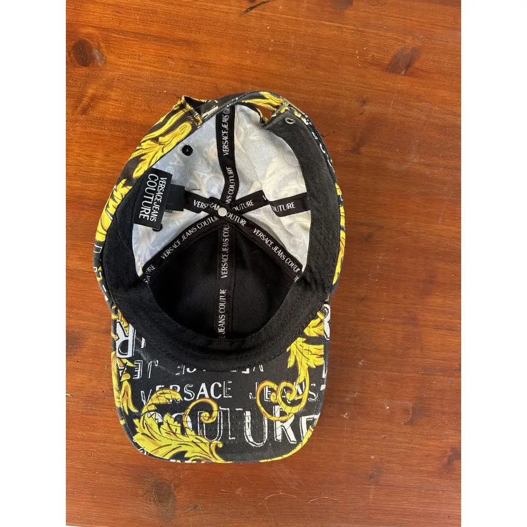 Versace Jeans Couture Versace Jeans Couture Baroque Logo Print Cap – Graphic Size ONE SIZE - 2 Thumbnail