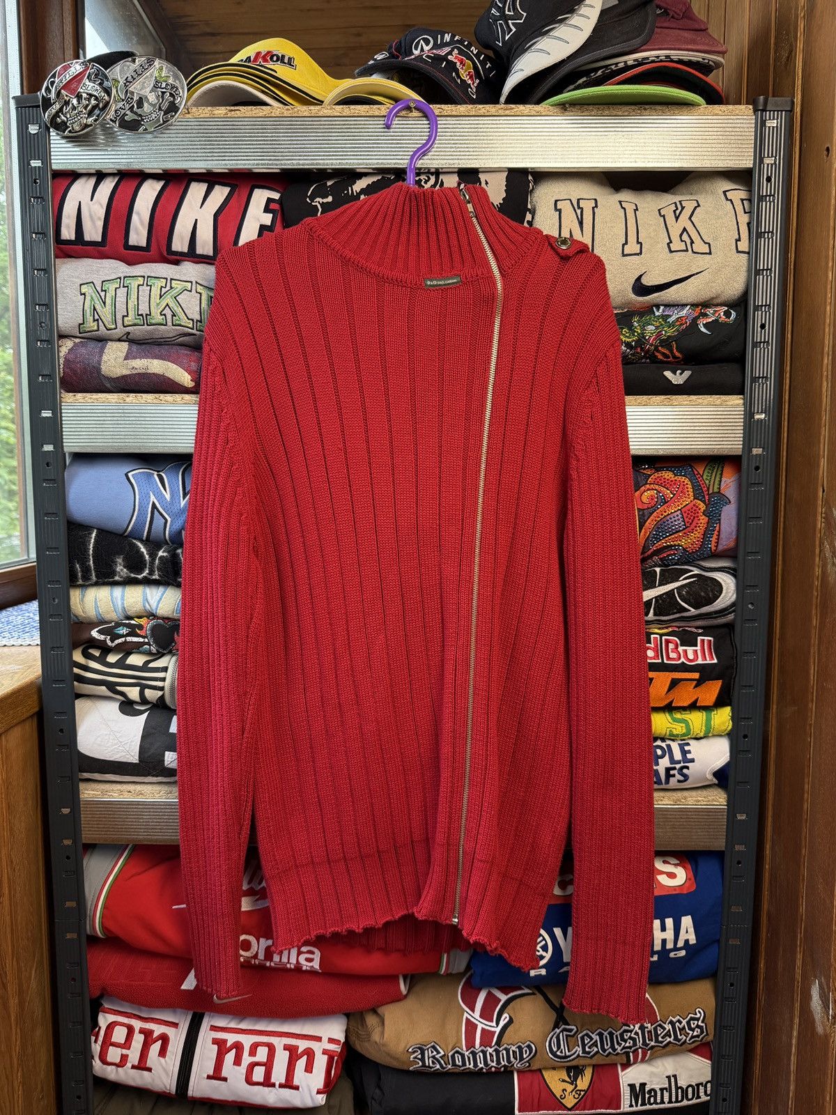 Dolce & Gabbana × Vintage Vintage Dolce & Gabbana Sweater Muhammad Ali Full Zip Size US XL / EU 56 / 4 - 1 Thumbnail