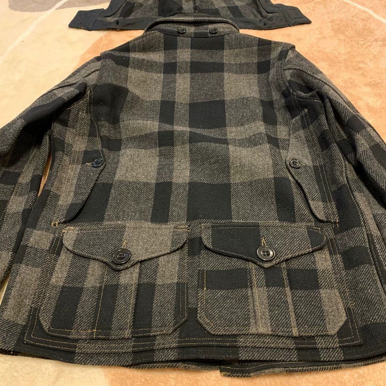 Freewheelers Freewheelers size 36 Woollen hooded hunting jacket Size US S / EU 44-46 / 1 - 8 Thumbnail