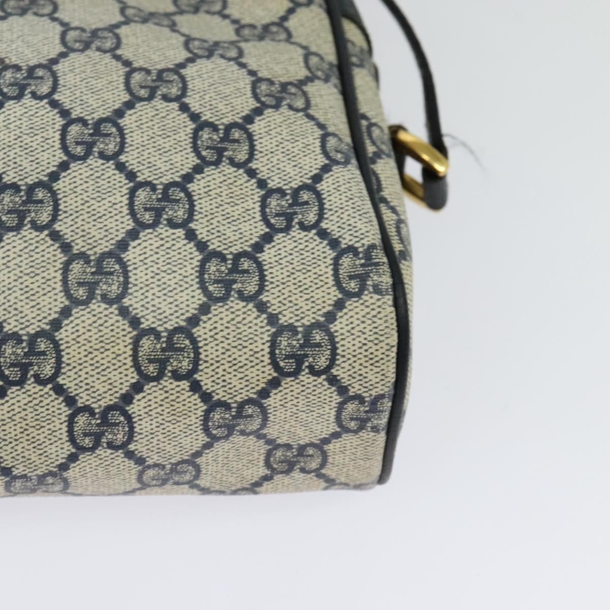 Gucci GUCCI GG Supreme Sherry Line Shoulder Bag Pvc Navy Gold 001 Size ONE SIZE - 13 Thumbnail