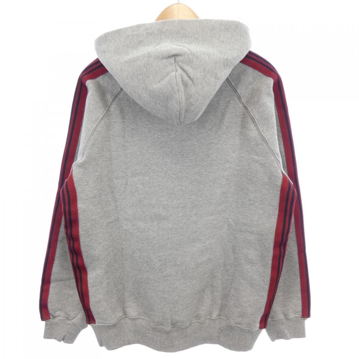 Needles Hoodie Logo Tape Pullover Parka Gray Size US S / EU 44-46 / 1 - 2 Thumbnail