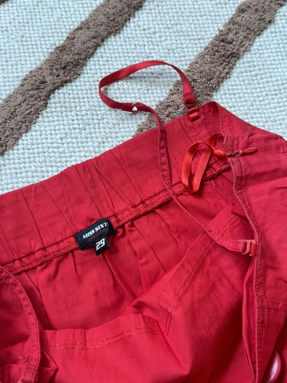 Miss Sixty × Vintage VINTAGE MISS SIXTY 2000s RED OVERALLS Size S / US 4 / IT 40 - 7 Thumbnail