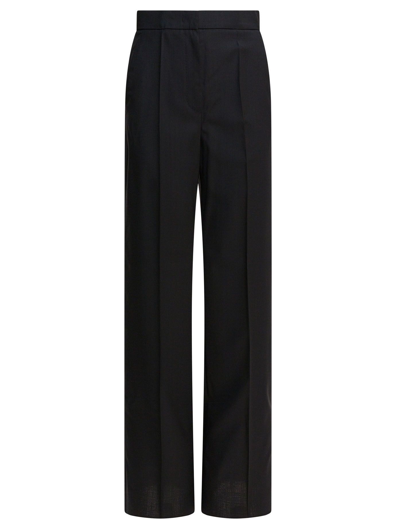 Max Mara Light Wool Straight Trousers Size 28" / US 6 / IT 42 - 1 Thumbnail