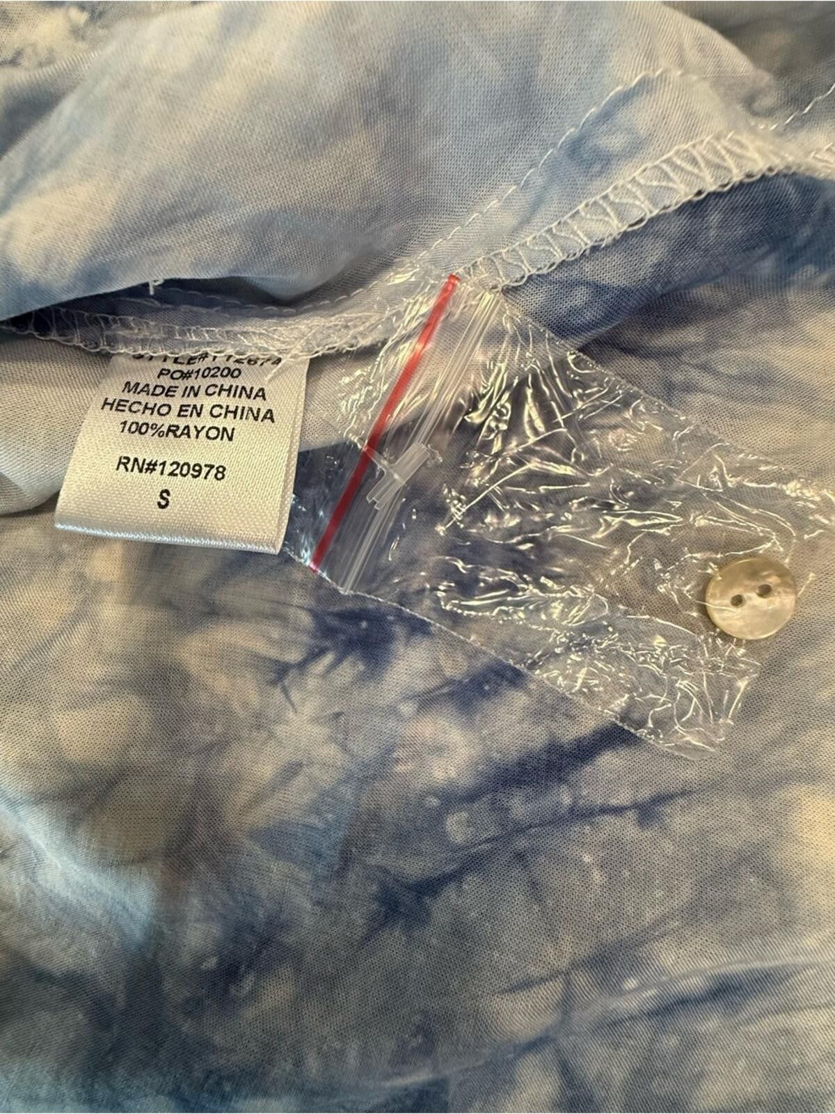 Other Entro blue white tie dye tank top pockets racer back SZ SM Size S / US 4 / IT 40 - 7 Thumbnail