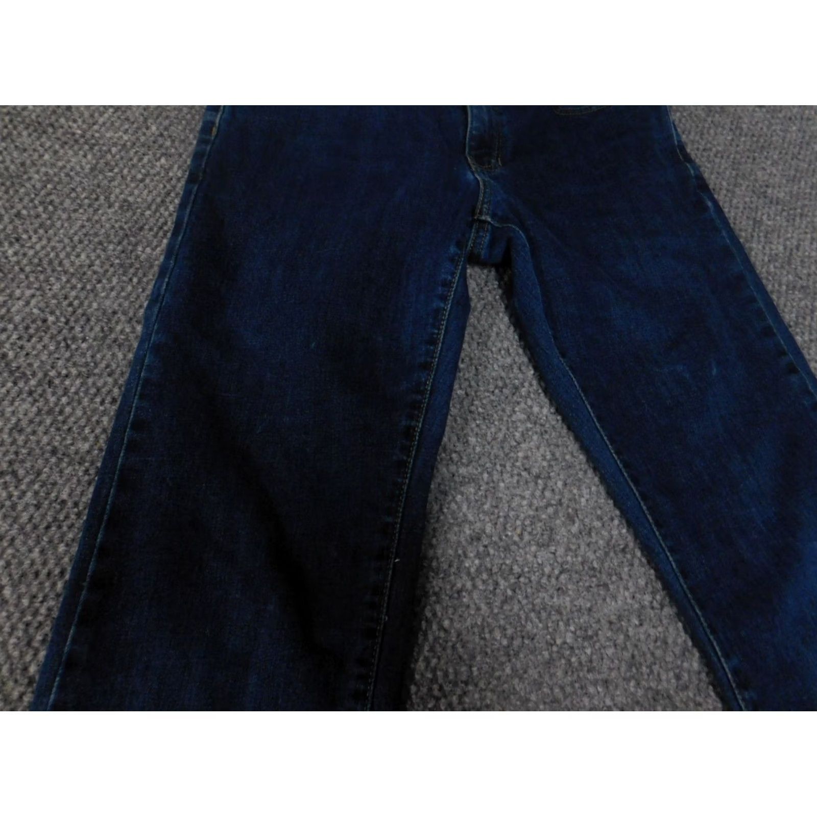 Vintage Urban Pipeline Womens Jeans 29 blue Straight Distressed Denim Zip Inseam 30 Regular Womens (29) Size 29" - 6 Thumbnail