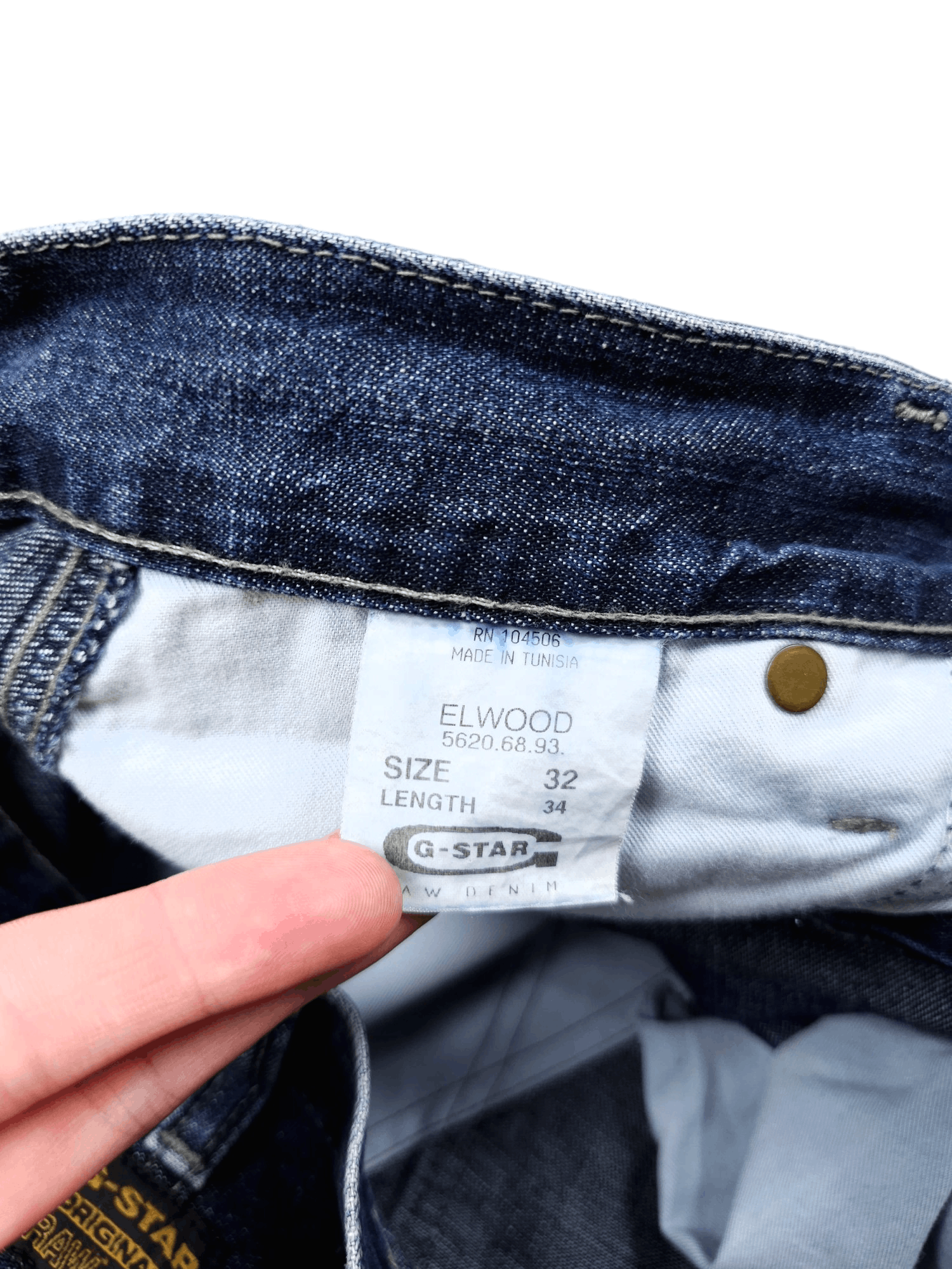 G-Star × Japanese Brand 💎 Size 32/34 Relaxed G-star Raw "Elwood" Denim Jeans Y2K Size US 34 / EU 50 - 14 Thumbnail