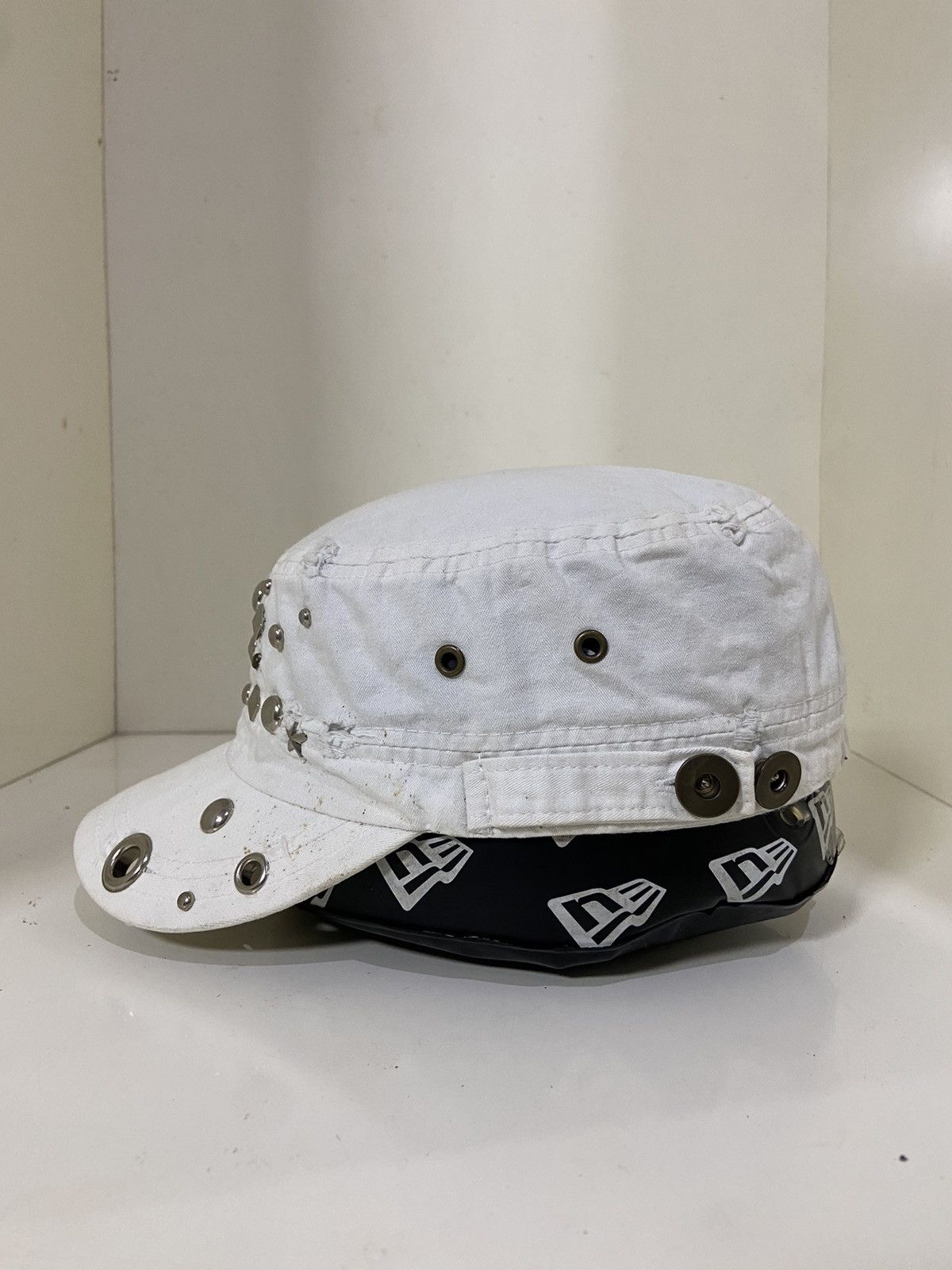 If Six Was Nine 2000s button studded ifsixwasnine patrol hat Size ONE SIZE - 5 Thumbnail